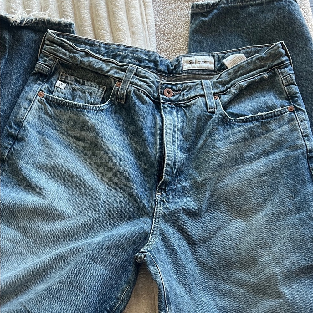 Ag Adriano Goldschmied Vintage Blue Flare Jeans